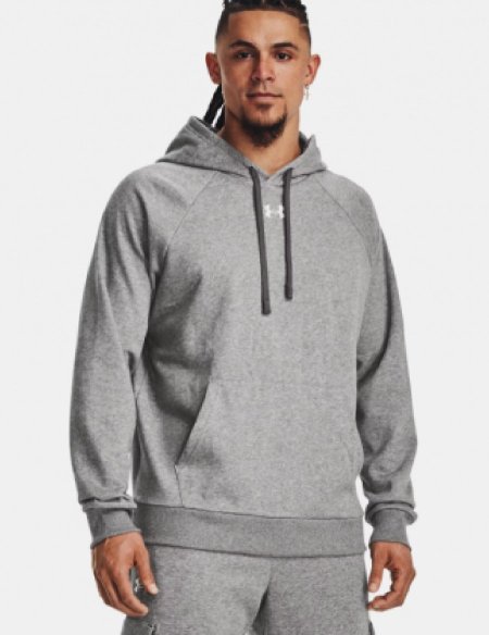 Under Armour Men's UA Rival Fleece Hoodie- هودي اندر ارمور ريفال فليس للرجال لون سكني